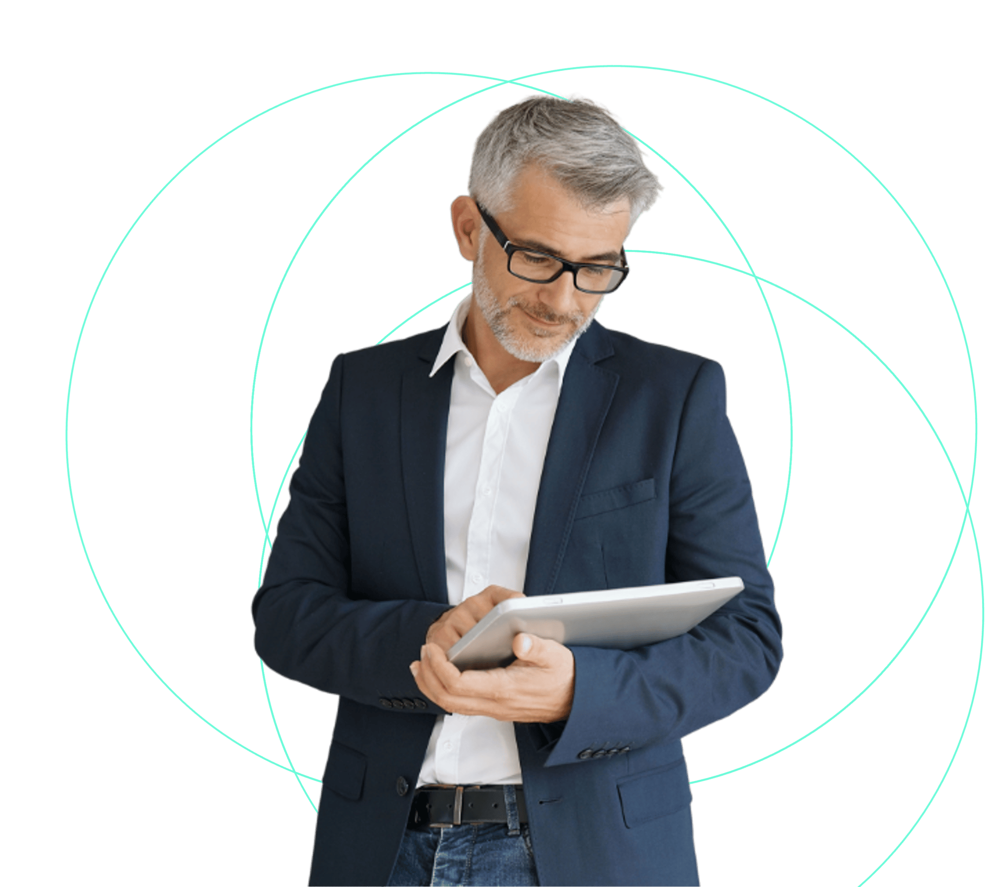 Man signing up for Trustmarque newsletter-1