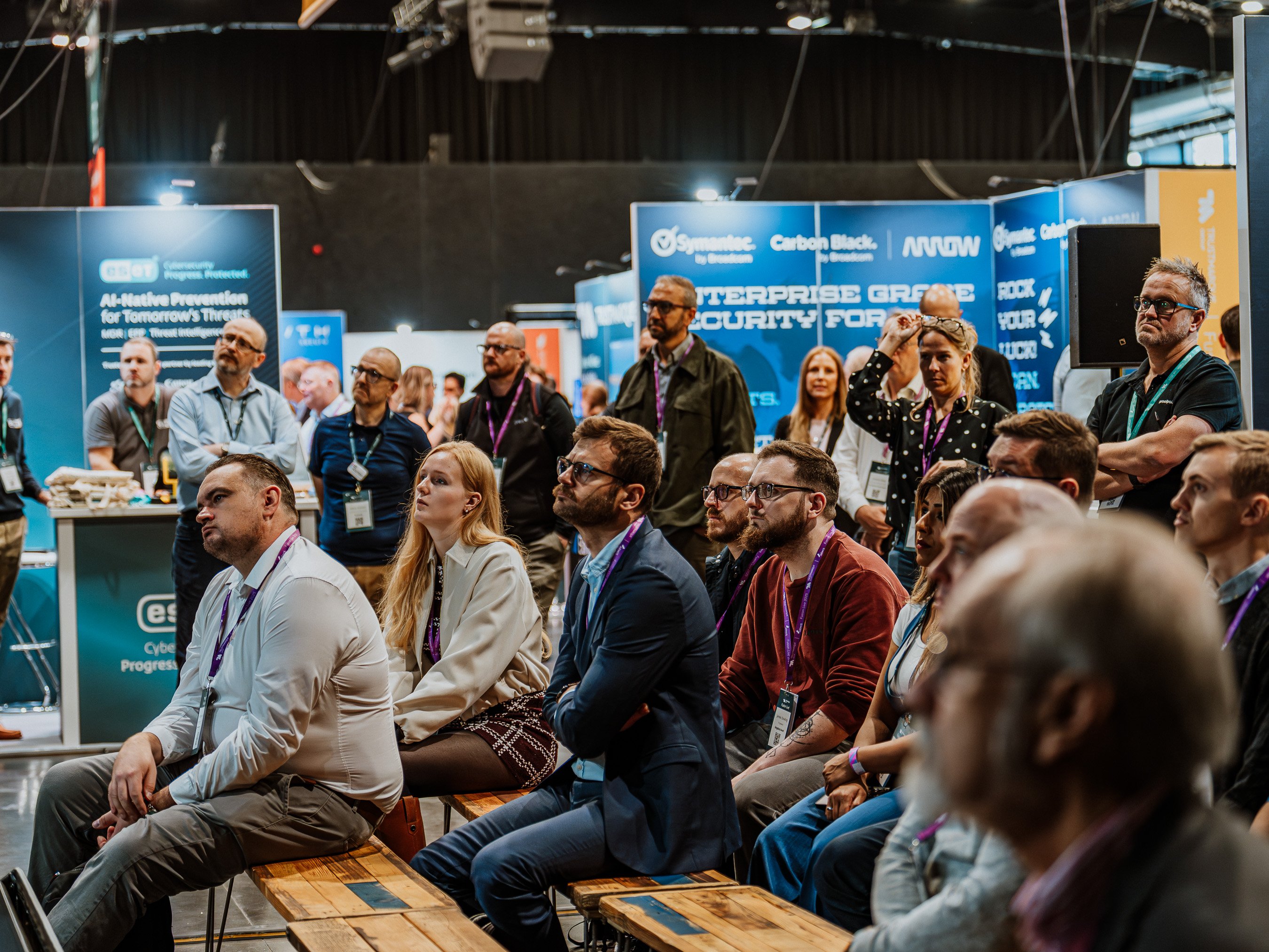 The Cyber Zone session crowd