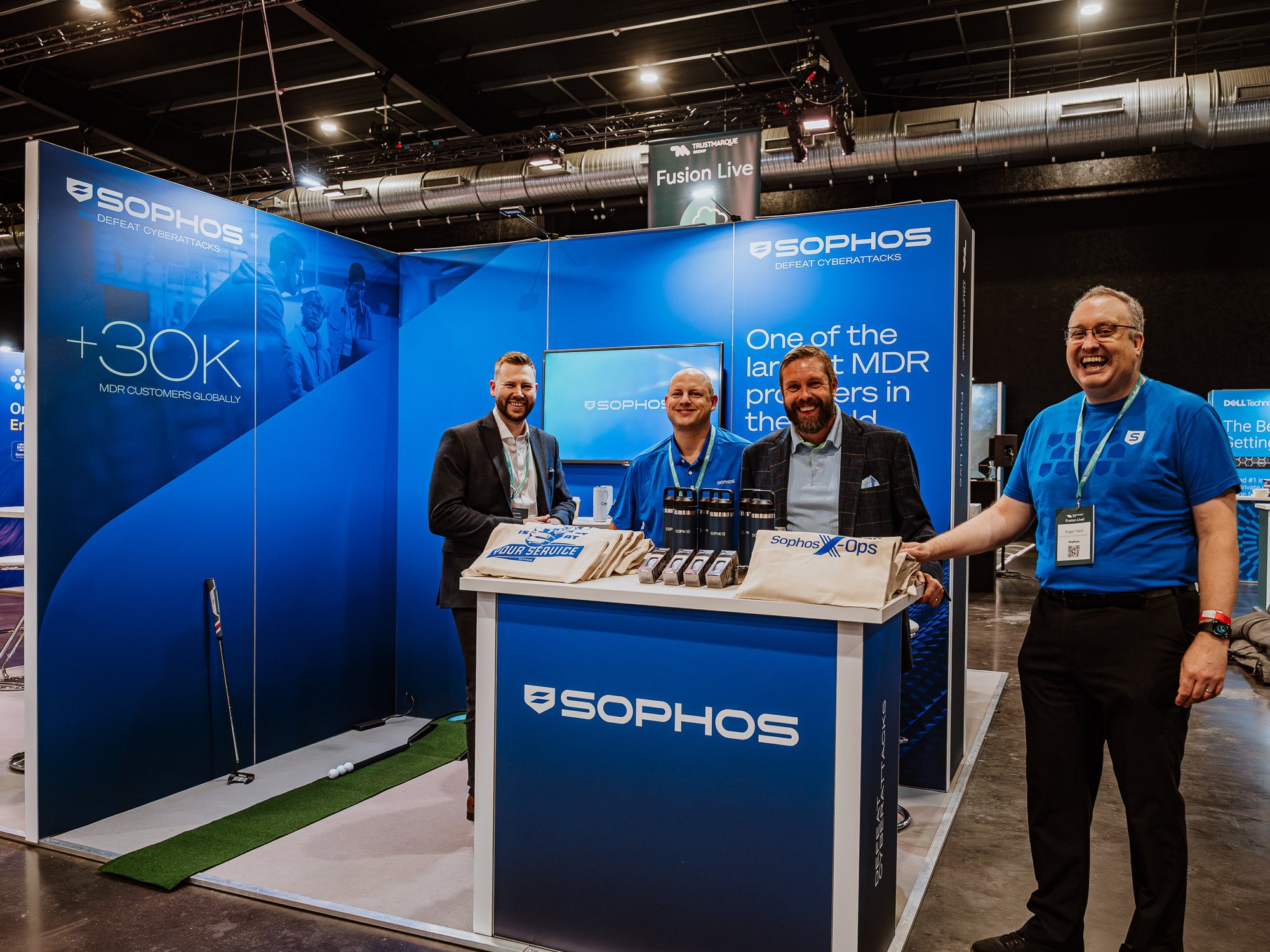 Fusion Sophos stand